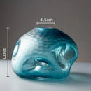 Axyaa Glass Vase Hydroponic Flower Pot Transparent Modern Decor
