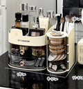 Axyaa Vanity Makeup Organizer with Drawer and Brush Holder