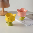 Axya Tulip Dessert Bowl Set - Creative Irregular Ceramic Tableware