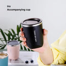 Axyaa Stainless Steel Portable Thermos Cup, 300ml Simple Office Coffee Mug