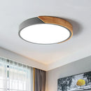Axya LED Ceiling Lamp: Nordic Modern Colorful Round Fixture for Living Room, Bedroom, Office