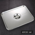 Axyaa Stainless Steel Deep Rectangle Serving Tray for Fruits, Buffet, and Kitchen Storage