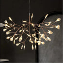 Axyaa Crystal Firefly LED Chandelier for Modern Glod Lighting in Living Room