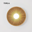 Axyaa Nordic LED Wall Lamp Modern Round Design for Bedroom Home Decor