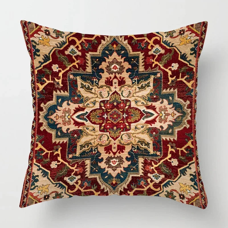 Moroccan Ethnic Pillowcase Sleeve for Home Décor by Axyaa