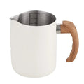 Axyaa Stainless Steel Milk Frothing Jug Scale Handle Latte Coffee Cup