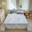 Axyaa Small Fresh Jet Cotton Sheet Single: Ideal for Student Dorms