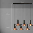Axyaa Industrial Pendant Light Cement Metal Shade LED Hanging Lamp