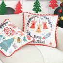 Axyaa Holiday Dutch Velvet Letter Print Pillowcase - Cojines Sofa Throw Pillow Cover