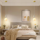 Axyaa Astronaut Lunar Pendant Lamp for Bedroom Study, G9 LED Hanging Fixture