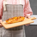 Axyaa Wood Chopping Block for Kitchen - Beech Wood Tray Cutting Board for Food Prep