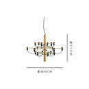 Axyaa Summer Fruit Chandelier Pendant Light - Elegant Living Room Suspension Lamp