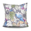 Axyaa Tropical Plant Parrot Decorative Pillow Cover - Flowers Sofa Cushion Case