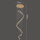 Axyaa Crystal Chandelier Pendant Light for Luxury Dining Room Decor