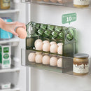 Axyaa Egg Storage Box Organizer Fresh-keeping Container Tray Dispenser Kitchen Holder