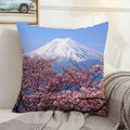 Axyaa Kawaii Fuji Decor Pillowcase 40x40 45*45 Cushion Cover for Sofa & Bed Pillows