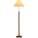 Axya Vintage Pleated Copper Floor Lamp for Living Room, Bedroom, and Study