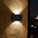 Axyaa Solar Shell Wall Light: Outdoor Garden Fence Courtyard Decor Waterproof LED Solar Lamp