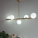 Axya Nordic Glass Ball Pendant Light Gold Fixture Living Room Bedroom Lamps