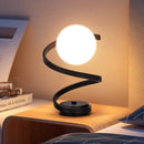 Axyaa Glass Ball LED Table Lamp for Living Room Bedroom Study - Modern Minimalist Lighting