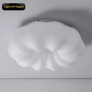 Axyaa Nordic White Cloud Ceiling Light with Remote Control
