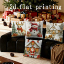 Axyaa Christmas Pillowcase Designs for Sofa, Bedroom, Car - Rectangular Cushion Cover