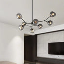 Axyaa Gray LED Lava Glass Chandelier Nordic Design Pendant Light