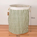 Axyaa Navy Blue Stripe Closet Door Organizer
