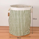Axyaa Navy Blue Stripe Closet Door Organizer