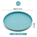 Axyaa Nordic Style Plastic Round Tray for Kitchen and Dining Essentials
