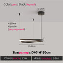 Axyaa Modern Ring Chandelier for Living Room, Bedroom, Study, Restaurant