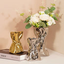 Axyaa Gold Vase Living Room Decor Flower Arrangement Ornament