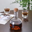 Axyaa 20oz Clear Glass Wine Decanter Bottle Coffee Holder Cork Household Decor