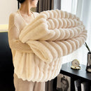 Axyaa Cozy Velvet Blanket & Pillowcase Set: Soft & Warm Throw for Sofa & Napping