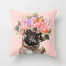 Axyaa Cartoon Animal Pillowcase 45x45cm Home Sofa Car Decor