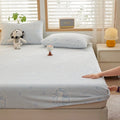 Axyaa 2025 Warm Fleece Fitted Sheet Set, Cozy Mattress Cover & Pillowcase, 3D Flower Design