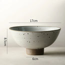 Axyaa Vintage Kiln Coarse Pottery Ramen Salad Dessert Bowl Set