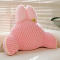 Axyaa Rabbit Backrest Office Chair Pillow: Comfortable Lumbar Support Cushion