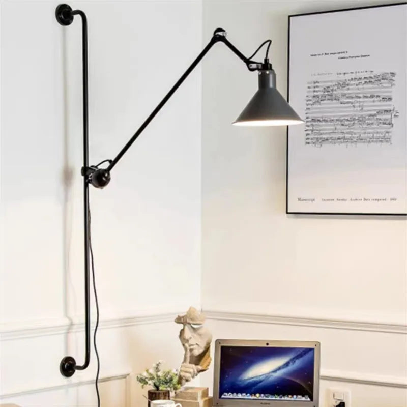 Axyaa Adjustable Metal Wall Lamp for Living Room Study Bedroom