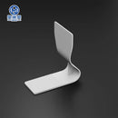 Axyaa Magnetic Shelf Bracket with Anti-Reverse Baffle for Supermarket Food Display