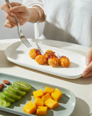 Axyaa Square Dessert Sushi Plate Set for Household Tea Time