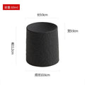 Axyaa Ceramic Stone Pattern Dessert Snack Sushi Plate for Molecular Cooking