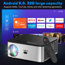 Axyaa WiFi 6 Bluetooth 5.1 4K Video Projector 1100ANSI Auto focus Portable Home Projector
