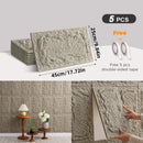 Axyaa 3D Stereo Rock Brick Wall Stickers | Self-Adhesive Slate Tiles | Indoor/Outdoor Décor