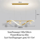 Axyaa LED Pendant Lamps Dimmable Chandelier for Home Lighting Fixture