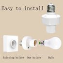Axya Smart Voice Control Bulb Holder E27/E14 85-265V Light Motion Sensing Socket