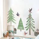 Axyaa Fresh Forest Tree Wall Stickers for Home Decor and Background Wall Decoration