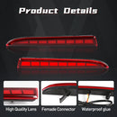 Axyaa LED Rear Bumper Reflector Light for Chevy Camaro Cadillac XT5 ATS