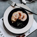 Axyaa Ceramic Soup Bowl Salad Plate Pasta Bowl Set for Molecular Cuisine