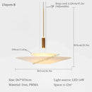 Axyaa Flying Saucer LED Chandelier for Dining Living Restaurant Bar
